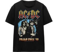 AC/DC - "World Tour 79" T-shirt Homme/Femme Unie TV15458 (S) (Noir)