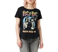 AC/DC World Tour 79 T-Shirt, Noir (Black Blk), 38 (Taille Fabricant: Small) Femme