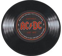 AC/DC Z870815 50 Tapis Rond Disque Vinyle Noir Ø 50 cm