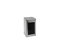 AC-Déco Boite pour riz, pâte et farine - 10,6 x 10,6 x 18,4 cm - Métal et ardoise