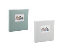 AC-Déco Lot De 2 Albums Photos à Pochettes 11,5 X 15 Cm - 2 X 500 Photos Soit 1 000 Photos - Vert/gris