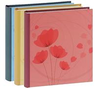 AC-Déco Lot De 3 Albums Photos à Pochettes 11.5 X 15 Cm ellypse - 3 X 200 Photos Soit 600 Photos - Jaune/Bleu/Rose