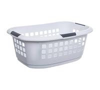 AC-Déco Panier à Linge 51 L - Blanc et Gris