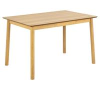 AC Design Furniture Bobby Table à Manger rectangulaire, Plateau de Table en chêne Mat SH laqué, Structure en chêne Mat teinté SH laqué SH avec Grain Droit, 120 x 80 x 74,8 cm