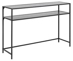 AC Design Furniture Jörn Table Console en Bois Noir Hauteur 79 x Largeur 120 x Profondeur 35 cm