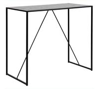 AC Design Furniture Jörn Table de Bar, Métal, Noir, H: 105 x B: 120 x T: 60 cm