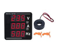 AC Digital Multimètre Numérique Tension AC COURANT COURANT DE FREVÉTENCE MESURATION Instrument Multifonction Multimètre 50-500V 1-120A 10-99.9Hz