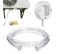 AC Drain Hose - Magnetic Condensate Kit | Transparent Pipe Clamp