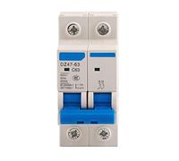 AC DZ47-63 Disjoncteur Miniature Din Rail Mount Protection Contre Les Surcharges à Domicile Interrupteur D'air pour Lignes de Distribution D'éclairage Résidentiel Système