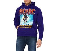 AC/DC – Sweat-shirt Blow Up Your Video – Unisexe M Bleu – Import