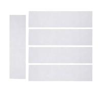 AC Filter Lot de 5 filtres à pollen en nano-fibres pour climatisation - Tapis de filtre à air pour intérieur, cuisine, bureau, hôtel - Lot de 5 - 8 x 31 pouces - Découpable - Blanc - Améliore la