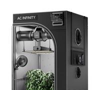 AC Infinity Advance Grow System Compact 2x2, 1 kit de plante, kit de tente de culture Wi-Fi intégré, automatisation de la ventilation, circulation, horaire complet LM301H LED Grow Light, tente Mylar