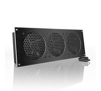 AC Infinity AIRPLATE S9 - Système de refroidissement silencieux - 46 cm - Avec contrôle de vitesse - Pour le refroidissement de l'armoire AV home cinéma