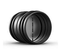 AC Infinity Amortisseur de retour de 20,3 cm, insert de conduit de flux d'air unidirectionnel avec lames pliables à ressort pour conduit de 20,3 cm dans les hottes et les ventilateurs de salle de bain