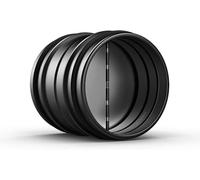 AC Infinity Clapet anti-retour de 150 mm, insert jetable de canal de flux d'air avec lamelles rabattables à ressort pour canaux de 150 mm dans les hottes aspirantes et les ventilateurs de salle de