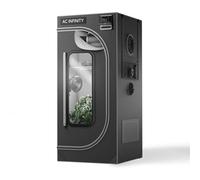 AC Infinity CLOUDLAB 722 Advance Tente de culture 61 x 61 x 183 cm Épaisseur 2,5 cm Toile Mylar diamant 2000D Haute densité 2 x 2 pour culture hydroponique en intérieur