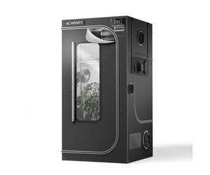 AC Infinity CLOUDLAB 733 Advance Grow Tent 3 x 3 pôles, 2000D Mylar Canvas, Lab-Tested plus haute réflectivité, plus grande fenêtre avec fermeture éclair, 36" x 36" x 72"