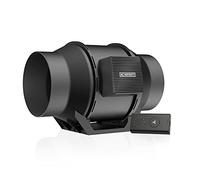 AC Infinity Cloudline Lite A6, ventilateur silencieux de conduit en ligne de 15,2 cm avec contrôleur de vitesse - Ventilateur d'échappement pour amplificateur de refroidissement de chauffage, tentes