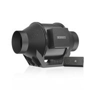 AC Infinity CLOUDLINE H4 Ventilateur silencieux de 100 mm avec contrôleur de vitesse Résistant à l'humidité IP65 Pour tentes de culture, chambres de fructification, propagation fongiculture, 10,2 cm