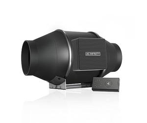 AC Infinity CLOUDLINE S4 Ventilateur silencieux avec contrôleur de vitesse de ventilation pour booster de refroidissement et tente de culture hydroponique 10,2 cm
