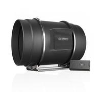 AC Infinity Cloudline S8 - Ventilateur de conduit silencieux avec régulateur de vitesse - 20 cm - Pour amplificateurs de refroidissement et chauffage, tentes de culture, systèmes hydroponiques