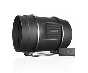 AC Infinity Cloudline S8 - Ventilateur de conduit silencieux avec régulateur de vitesse - 20 cm - Pour amplificateurs de refroidissement et chauffage, tentes de culture, systèmes hydroponiques