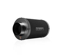 AC Infinity Filtre à charbon à air 100 mm avec charbon vierge australien de qualité supérieure, pour ventilateur de conduit en ligne, contrôle des odeurs, hydroponie, salles de culture, 10,2 cm