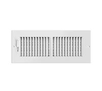AC Infinity Grille d'aération de rechange en acier robuste pour registre de plafond, mur et sol - 10,2 x 30,5 cm - Blanc