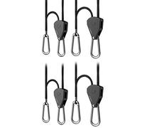 AC Infinity, Lot de 2 paires de tendeurs à cliquet en acier inoxydable 3,2 mm - Capacité de poids de 68 kg