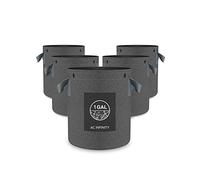 AC Infinity Lot de 5 Pots, Tissu résistant, Sacs de Culture réutilisables à aération, 4,5 l, Tissu Non tissé épais de 500 g, Anneaux Multi-usages, palissage en Douceur des Fruits, légumes et Fleurs