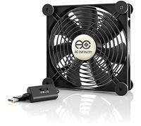 AC Infinity MULTIFAN S4 Ventilateur USB silencieux 140 mm certifié UL pour récepteur DVR Playstation Xbox Ordinateur de refroidissement