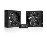 AC Infinity RACK ROOF FAN KIT, Quiet Dual-Fans with Speed Controller, for Cooling AV, Home Theater, Network 19" Racks