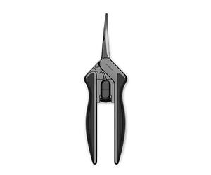 AC Infinity Sécateur de jardin en acier inoxydable 16,8 cm - Ciseaux de précision incurvés avec revêtement en titane anti-adhésif, ergonomiques et légers, parfaits pour le jardin, la culture