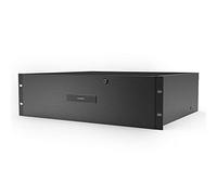 AC Infinity Tiroir de montage en rack 4U avec plaque frontale en aluminium, avec serrure et clé, pour équipement de serveur AV DJ de 48,3 cm
