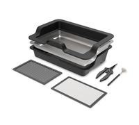 AC Infinity Grand système de plateau de garniture de 50,8 cm, kit interchangeable 3 plateaux et 2 écrans, conçu de façon ergonomique pour couper les genoux ou les tables, ensemble de récolte de
