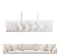 Ac-Management universel - Housse de pare-brise anti-éclatement, dispositif de circulation, suspension facile à installer | Boudin de porte pour refroidissement d'été, chauffage d'hiver, plastique