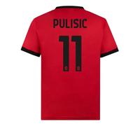 AC Milan AC Milan Maglia Home Replica Stadio Maillot de Football Maison, Officiel, Saison 2023/24, Rafa Leão 19 Mixte