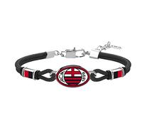 AC Milan Bracelet en acier 316L avec émail