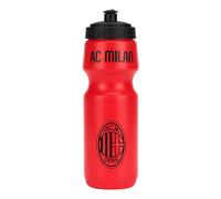 AC Milan Gourde de sport en plastique avec logo - 700 ml - Sans BPA - Produit officiel - Rouge