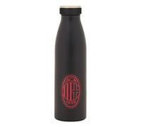 AC Milan Gourde Thermique, 0.5L, Noir, Aluminium, Unisexe