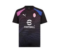 AC Milan Maglia Prematch 2023/24 T-Shirt, Puma Black/Royal Sapphire, L Mixte