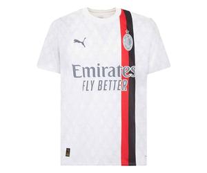 AC Milan - Maillot de Match Extérieur, Saison 23/24, Blanc, Adulte, Unisexe, L