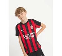 Ac Milan Puma Maillot Shirt Garçon Rouge Noir 2025 26 Polyester DryCell S/S