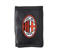 AC Milan Strappo, Accessoires de Voyage Portefeuille bi-Fold Unisexe, Adulte, Noir, Standard