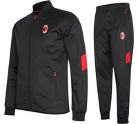 AC Milan Ensemble d'entraînement pour enfants - noir/rouge - tailles 128 - ensemble de football pour garçons et filles