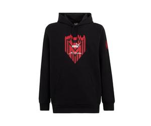 AC Milan Sweatshirt Ftbl Icons, Unisexe, Noir avec Capuchon, 8 Années