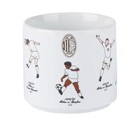 AC Milan Tasse en céramique, avec moments iconiques du club, produit officiel, 400 ml