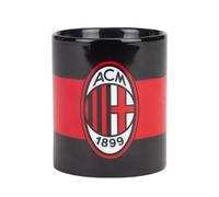 AC Milan Tasse en Céramique, Produit Officiel, Mug Idéal Pour Café, Thé, Color Noir/Rouge (avec Logo), 0,3L