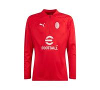 AC Milan Training 1/4 Top 23/24 Veste, pour Tous Les Temps Red-Feather Gray, M Mixte