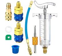 AC Oil Injector Tool - Car Fluorescent Fluid Leak Detection Filler